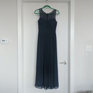 Navy blue bridesmaid dress